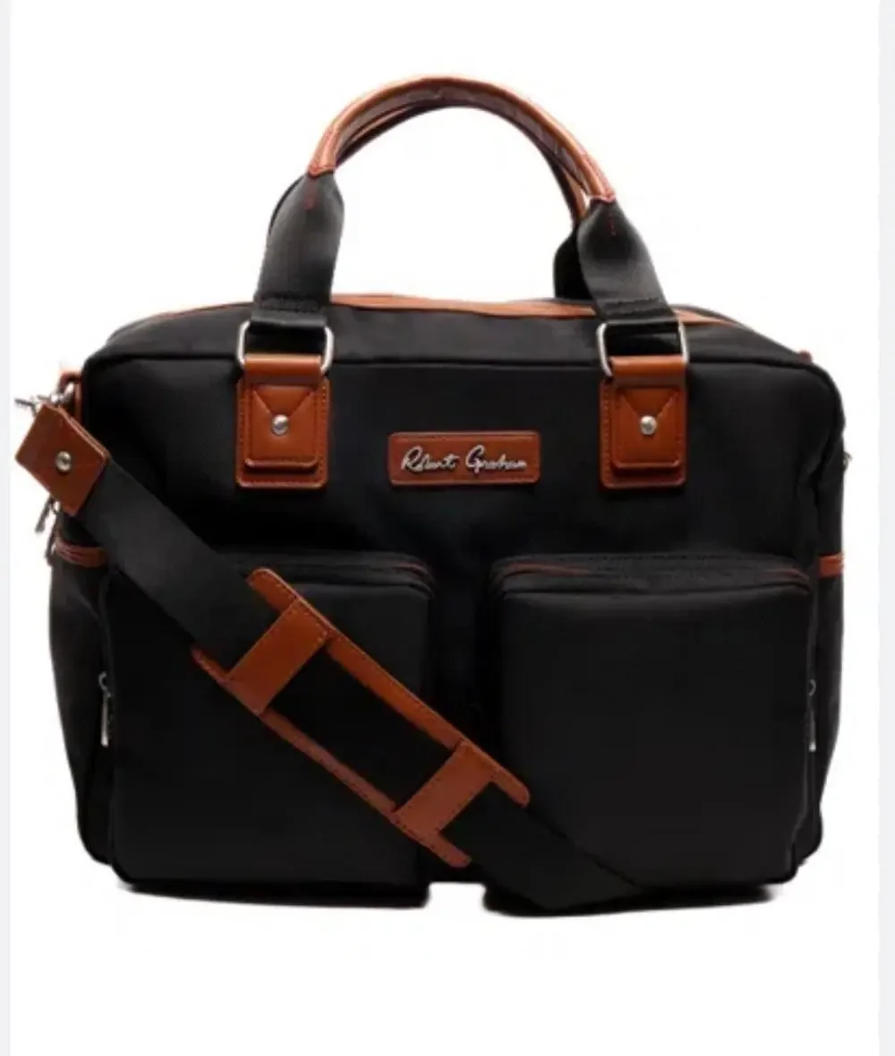 Robert Graham Black Jetsetter Travel Bag